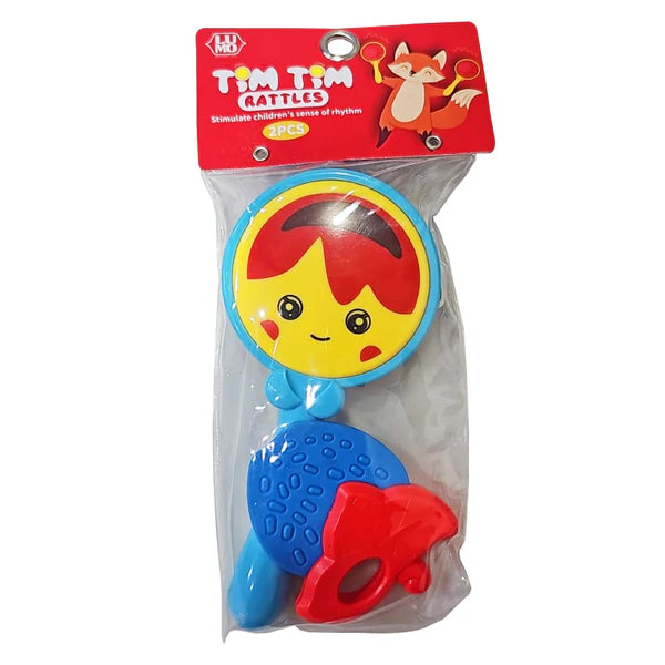 Lumo Tim Tim Rattles 2PCS baby toy