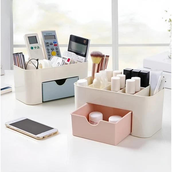 Multifunctional Cosmetic and Makeup Organizer Box